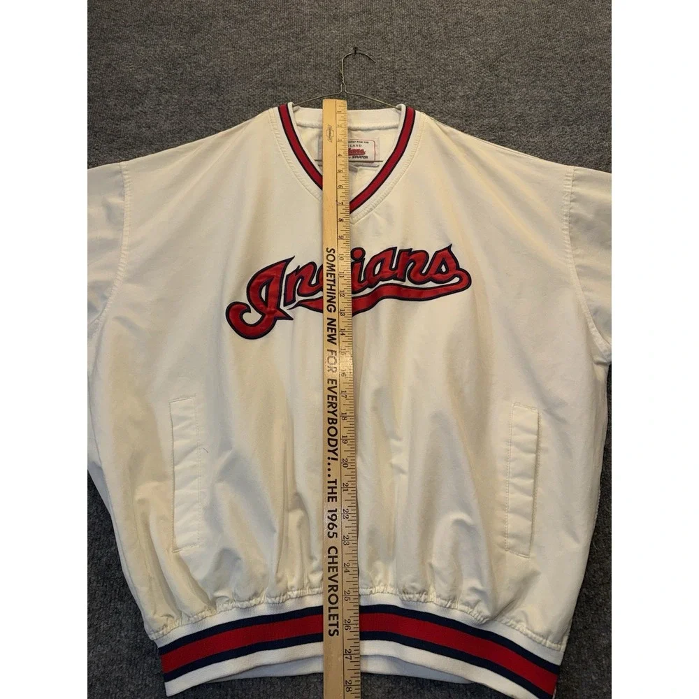 Vintage Starter Cleveland Indians Men's Size Large Jacobs Field Pullover Jacket
